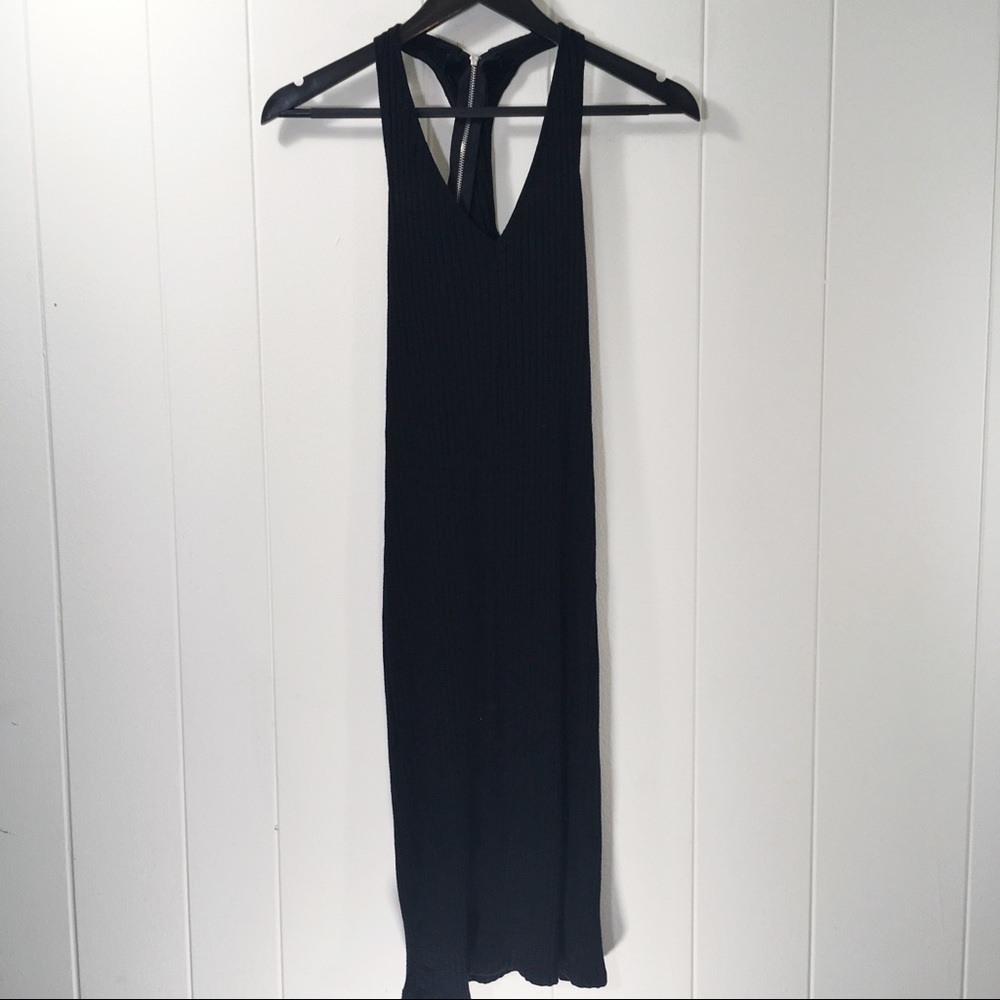 Heart & Hip Black Racerback Midi Dress